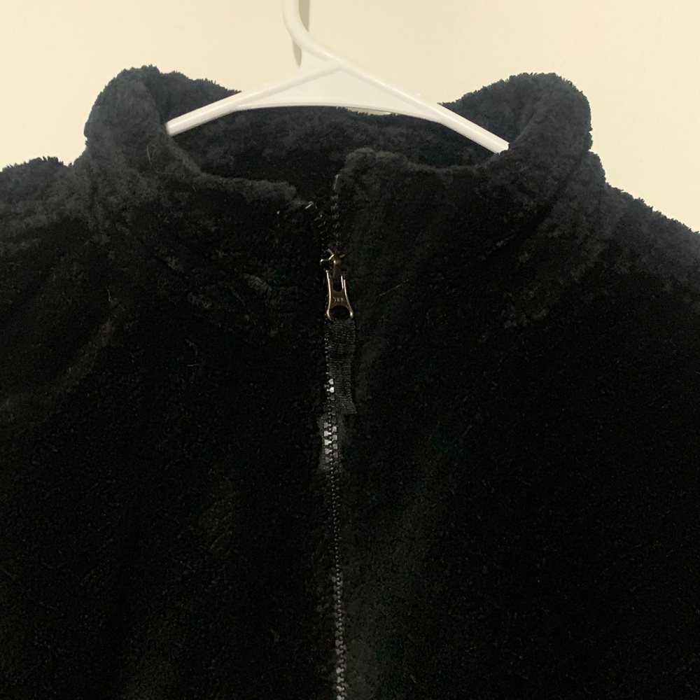 Free 2B Black Fleece Butter Pile Jacket